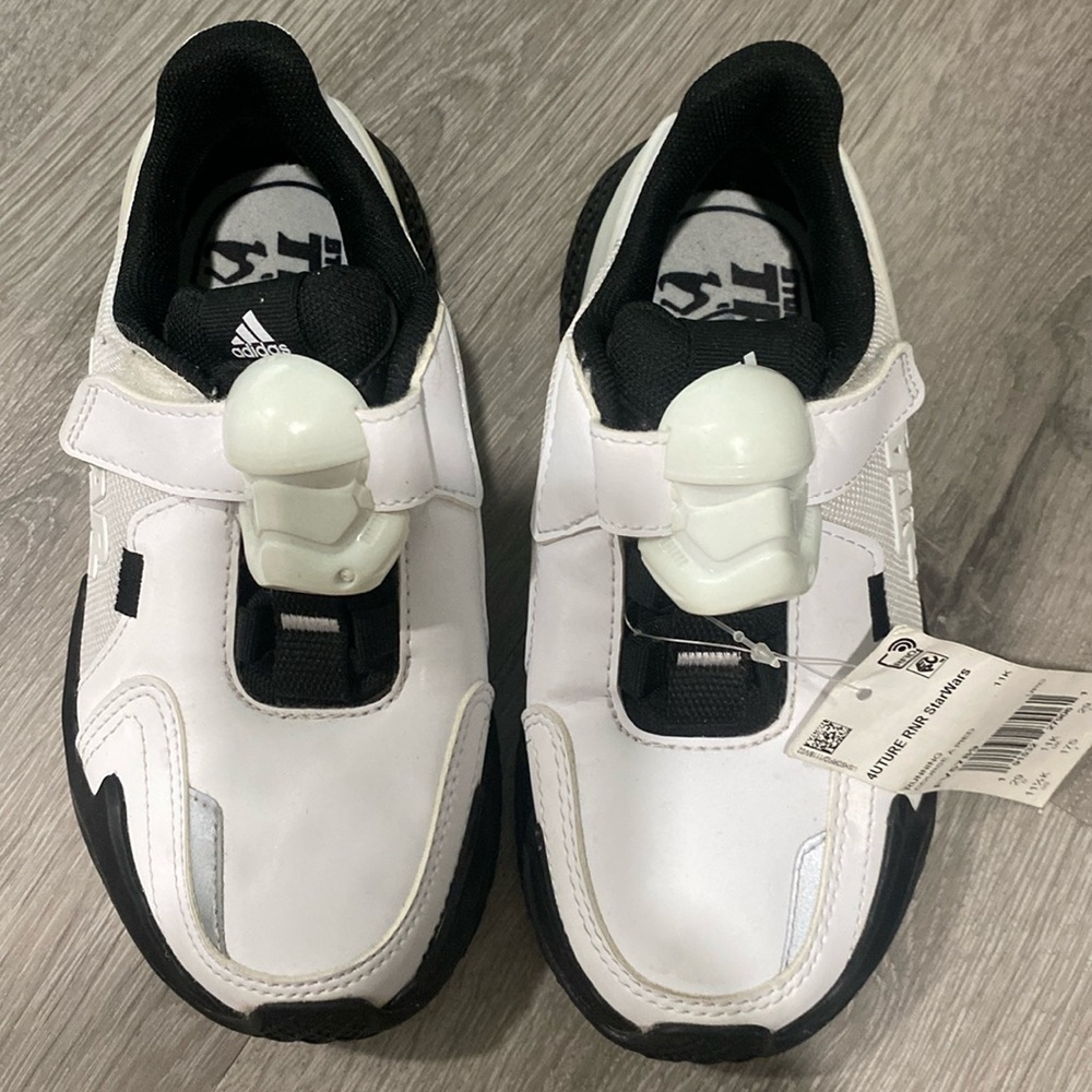 Adidas 4uture RNR StarWars Running Shoes FV5789 Storm Trooper White Size 11.5
